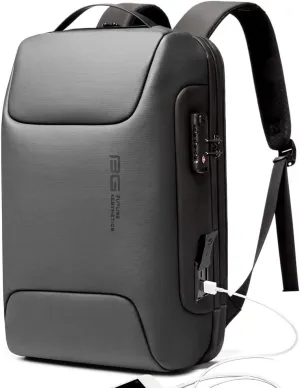 BANGE Anti Theft Backpack，Smart Business Laptop Fits 15.6 Inch Notebook, Work Backpack with USB Charging Port for Men and Women…