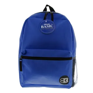 Basic 16" Blue Backpack