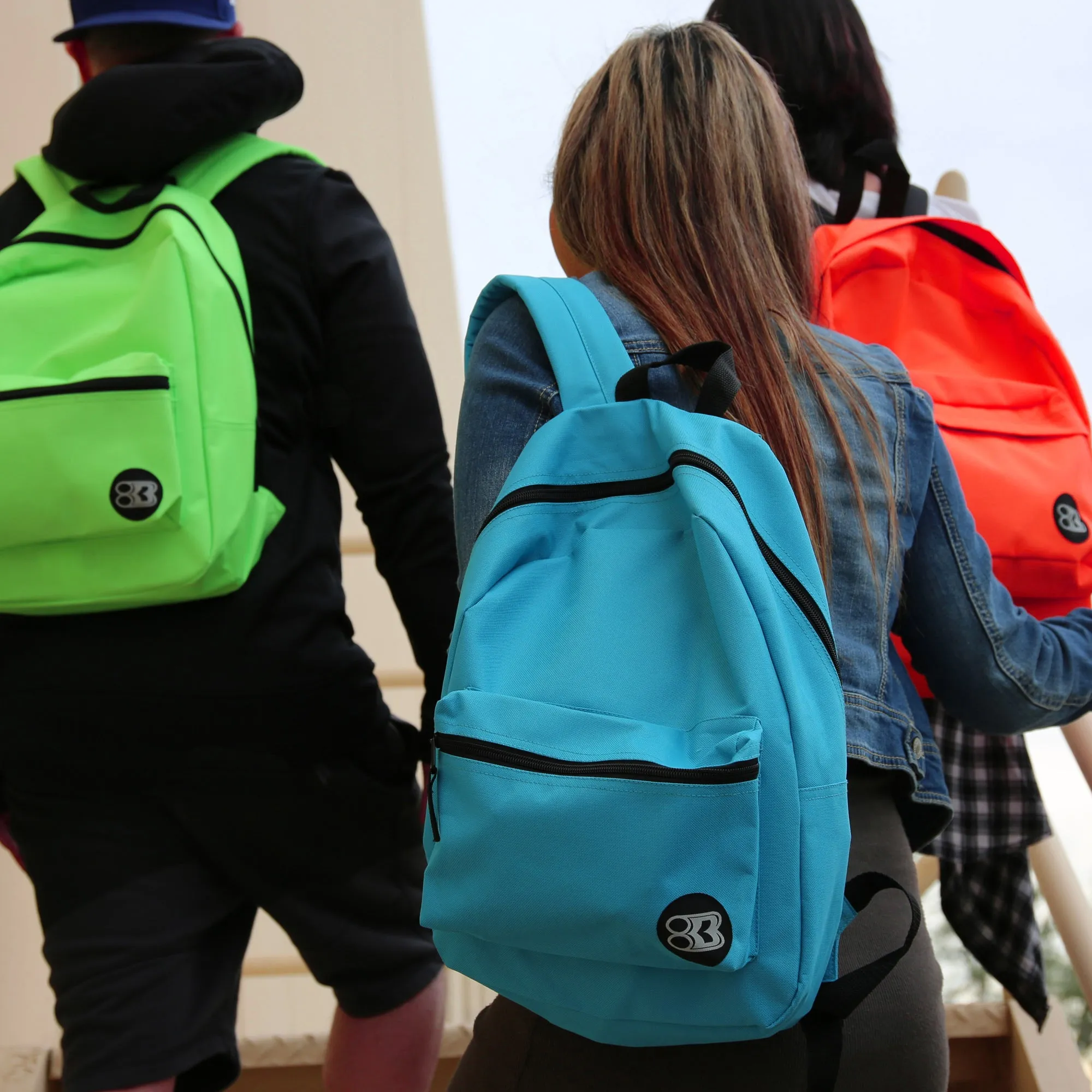 Basic 16" Navy Blue Basic Backpack