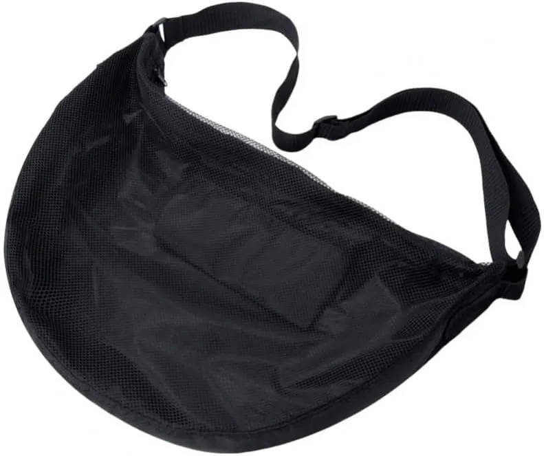Basketball Mesh Bag,Crossbody Ball Bag,Soccer Storage Case,Adjustable Single Double Shoulder Bag,Single Ball Bag with Zipper