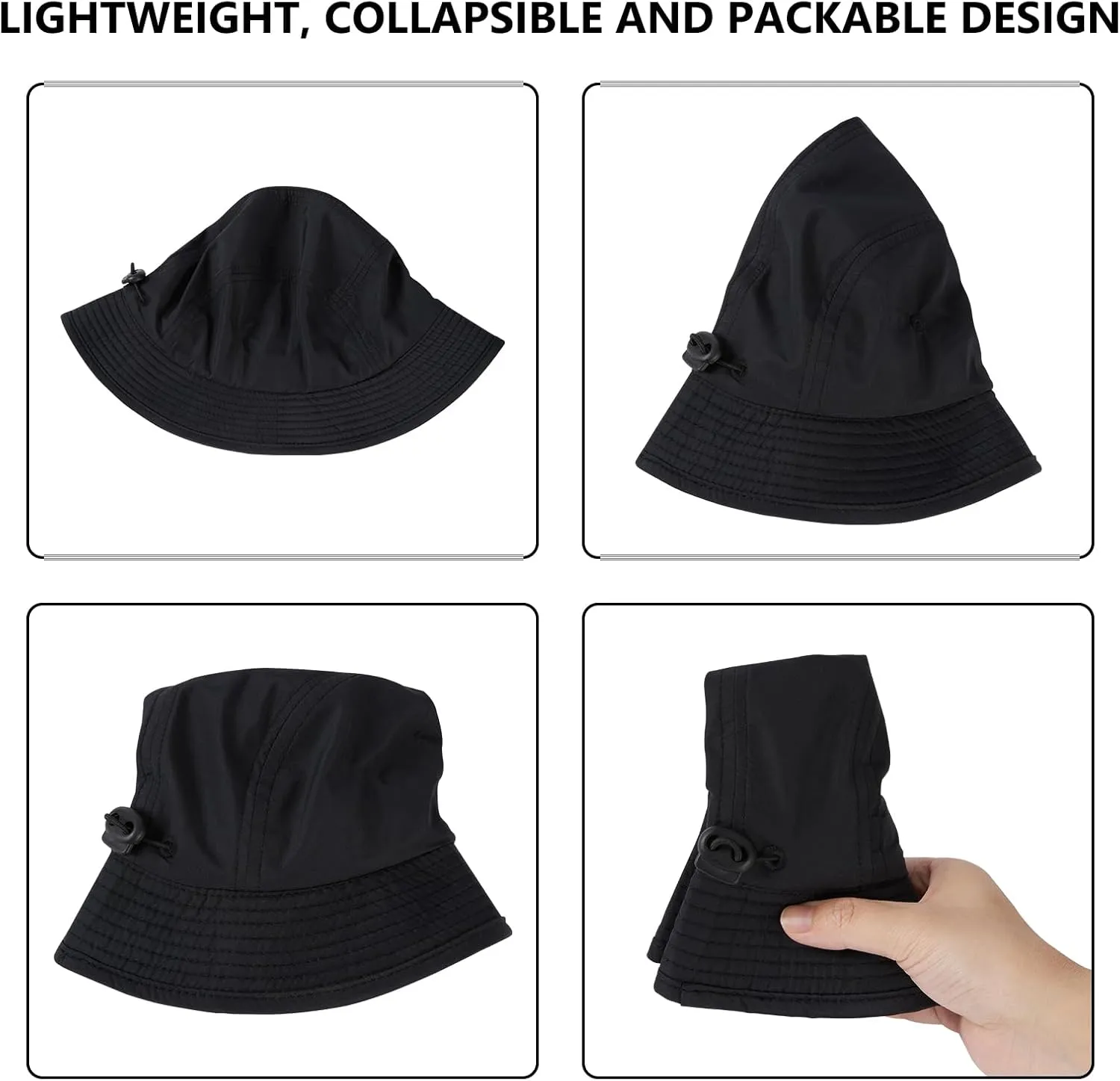 BASSDASH UPF50  Fishing Bucket Hat for Men Women Lightweight Water Resistant Packable Outdoor Summer Sun Hats FH13
