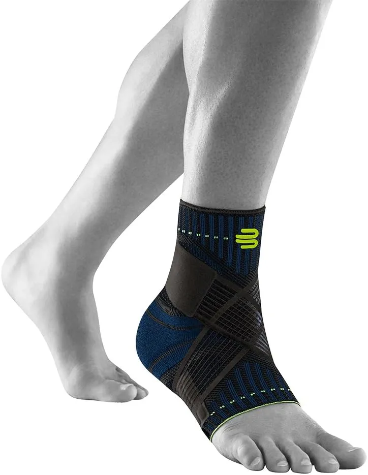 Bauerfeind Sports Ankle Support - Breathable Compression (Black, Large/Left)