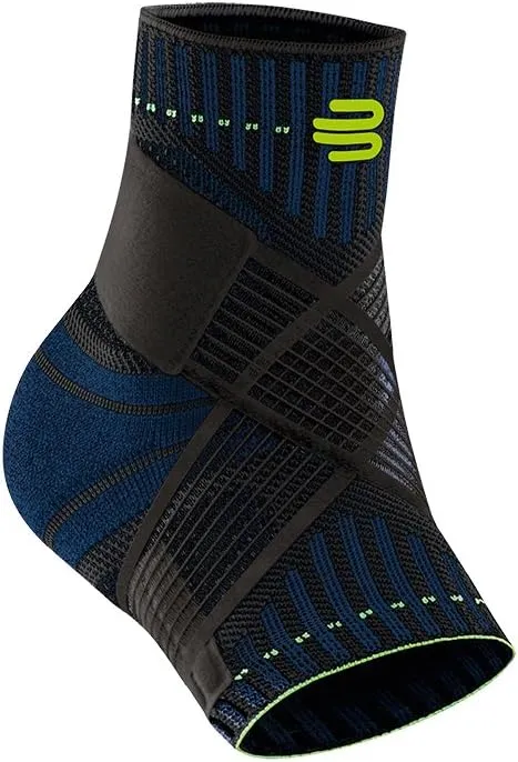 Bauerfeind Sports Ankle Support - Breathable Compression (Black, Large/Left)