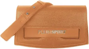 Beige Polyurethane Crossbody Bag