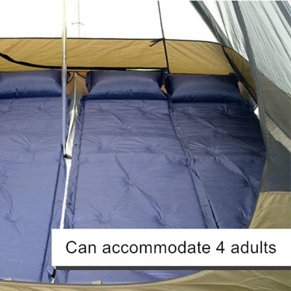 Bell Tent Indian Tent Diameter 3M/4M/5M/6M Cotton Canvas Large Family Tents 4 Season Outdoors Yurt Bell Tent Glamping for Camping