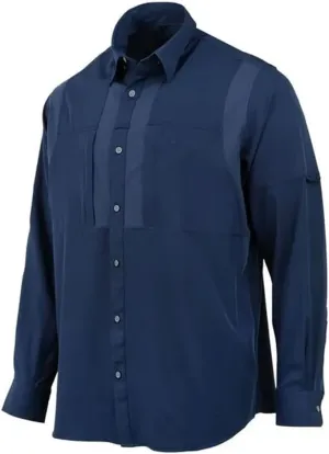 Beretta Men's TKAD Flex UV 50 Sun Protection Breathable Wrinkle-Resistant Active Outdoor Casual Long-Sleeve Button-Down Shirt