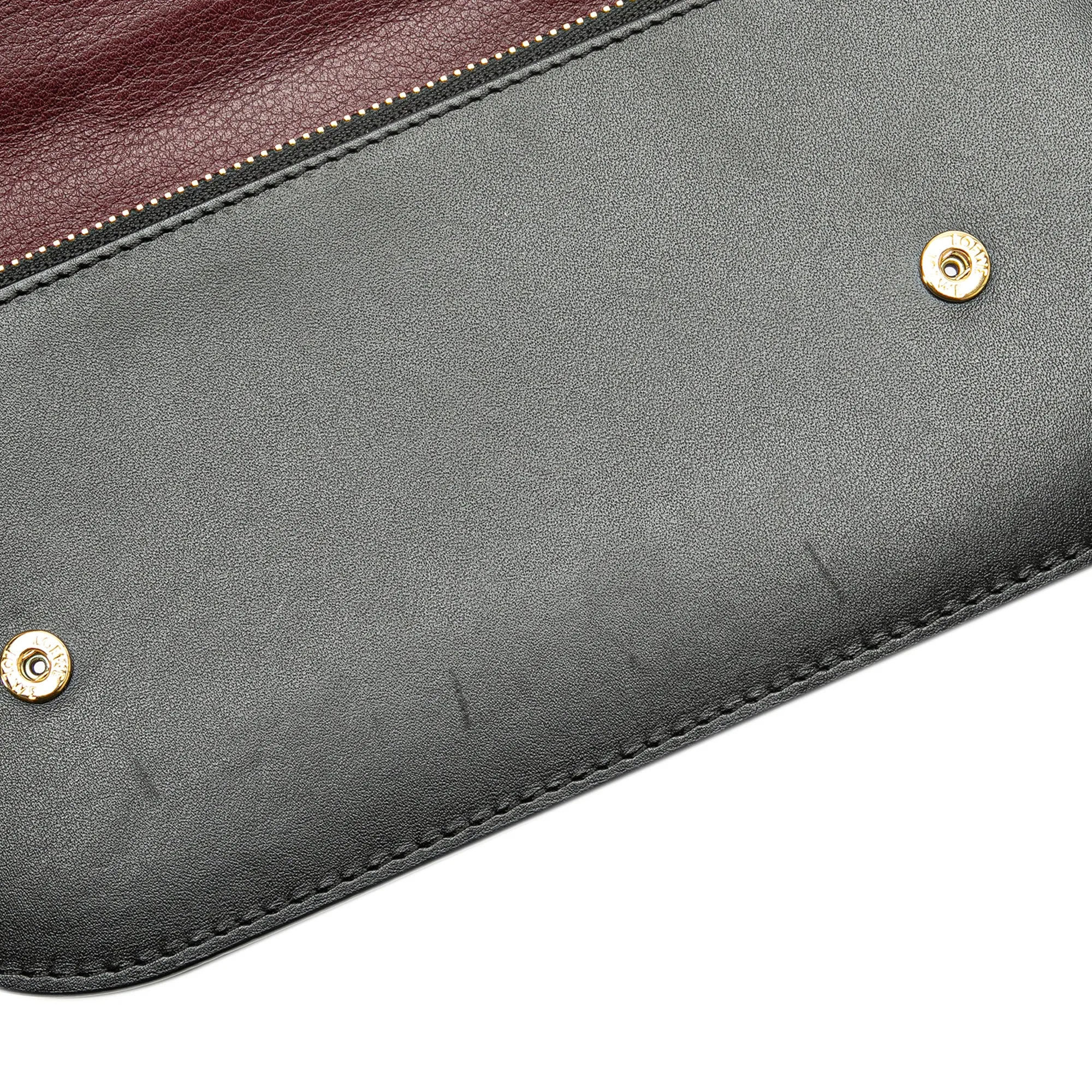 Bicolor Leather Gate Pochette Crossbody
