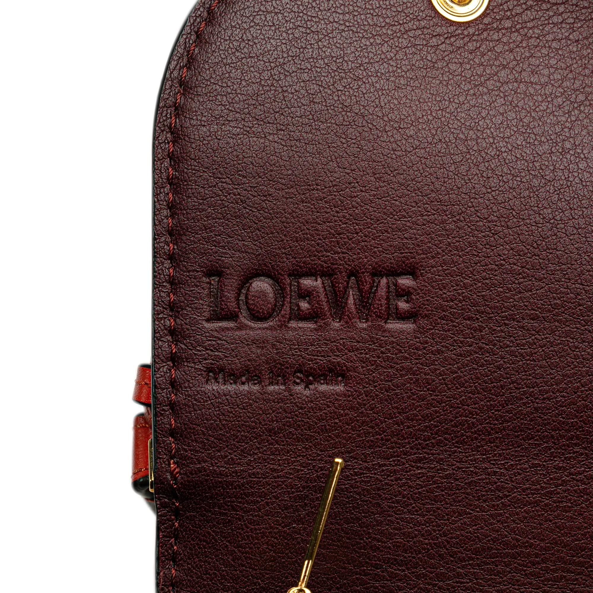 Bicolor Leather Gate Pochette Crossbody