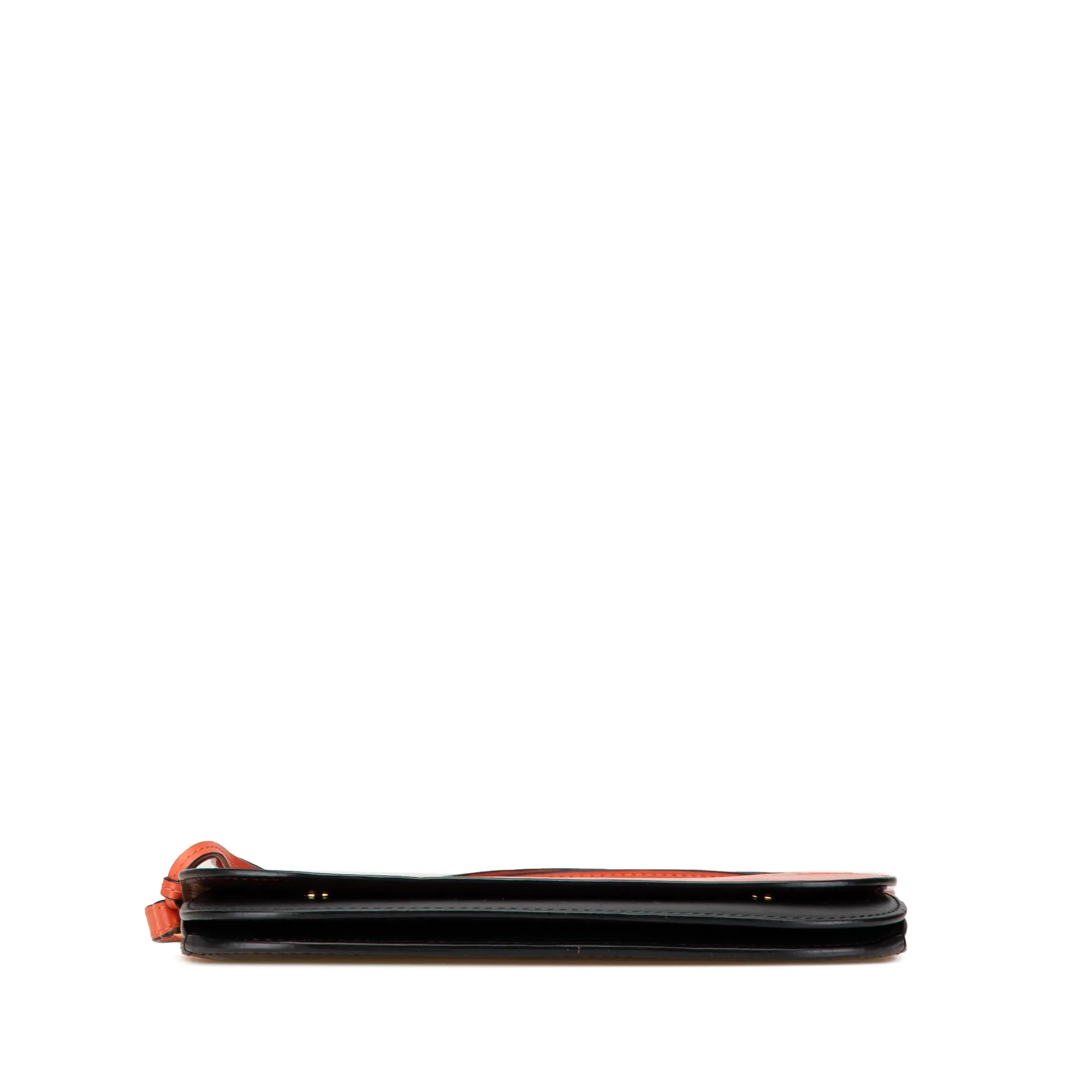 Bicolor Leather Gate Pochette Crossbody
