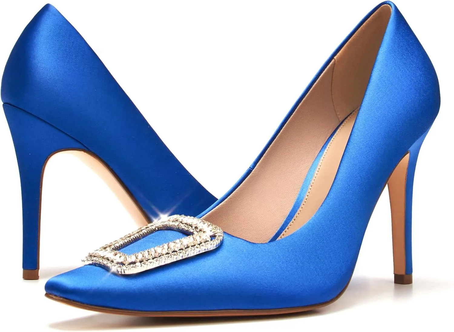 Black Stiletto Heels，Womens Dress Shoes，Pumps Shoes Women,Heels for Women Sexy,4 inch Heel