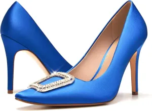 Black Stiletto Heels，Womens Dress Shoes，Pumps Shoes Women,Heels for Women Sexy,4 inch Heel