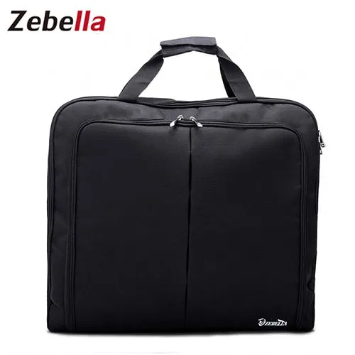 Black Zipper Bag Case For Garment Ergonomic Massive price drop Travel Durable Organizer Bag Zebella Trip Suit Business Waterproof Clothing Men Suit Bag Big