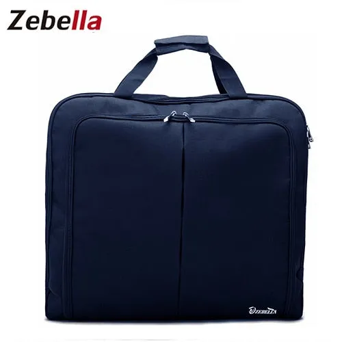 Black Zipper Bag Case For Garment Ergonomic Massive price drop Travel Durable Organizer Bag Zebella Trip Suit Business Waterproof Clothing Men Suit Bag Big