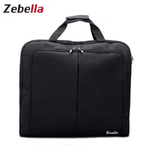 Black Zipper Bag Case For Garment Ergonomic Massive price drop Travel Durable Organizer Bag Zebella Trip Suit Business Waterproof Clothing Men Suit Bag Big