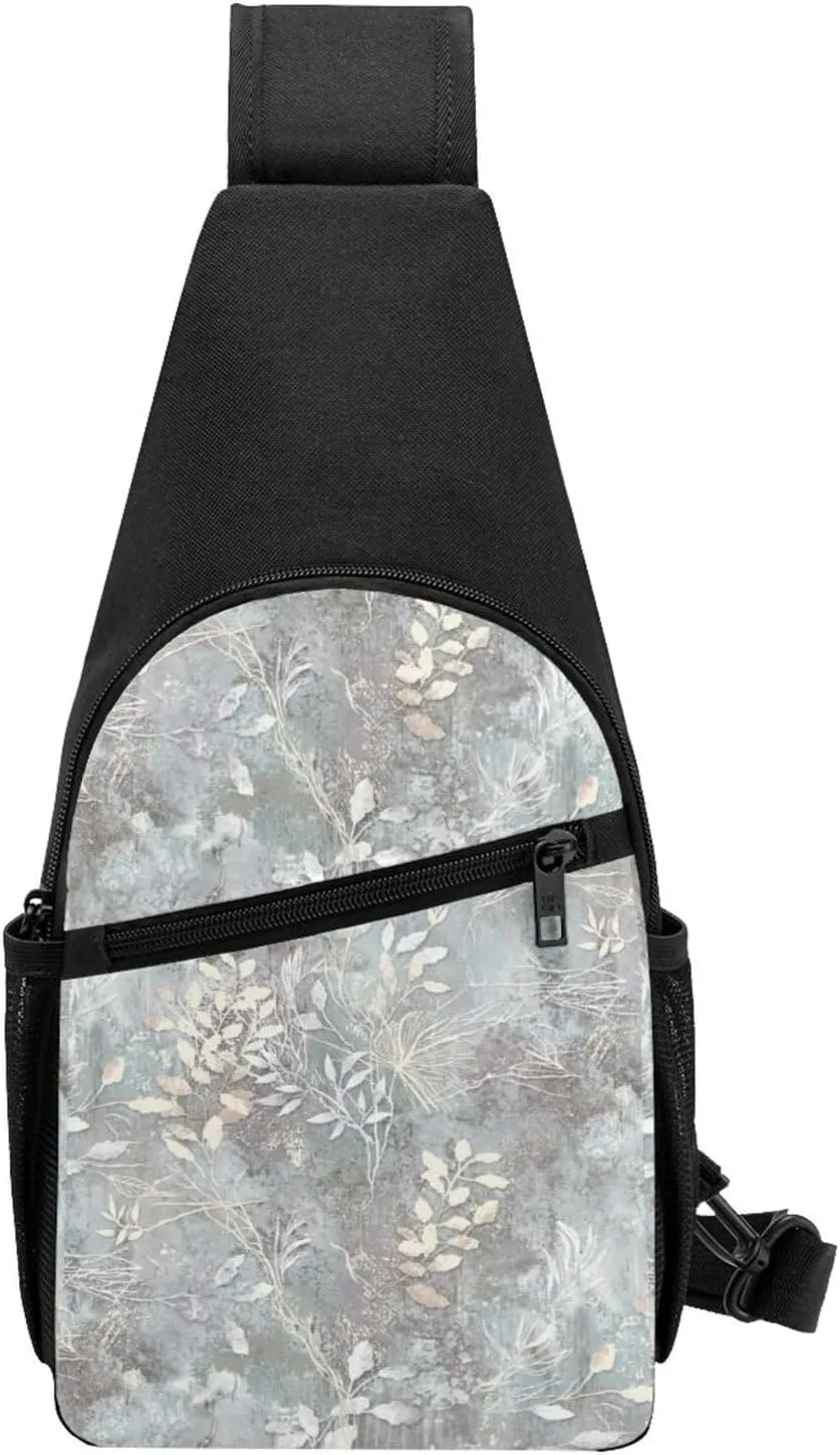 Blossoming Sunflowe Crossbody Chest Bag, Casual Backpack, Small Satchel, Multi-Functional Travel Hiking Backpacks