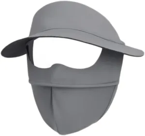 Breathable UV Face Cover Visor UPF 50  Women Summer Face Covering Eye Protection Sunscreen Mask Sports Face Cover