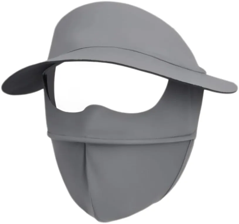 Breathable UV Face Cover Visor UPF 50  Women Summer Face Covering Eye Protection Sunscreen Mask Sports Face Cover