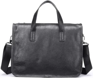 Briefcase Horizontal Large Capacity Business Cowhide Handbag Computer Bag Business Bag