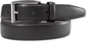 Brooks Brothers Mens Made in USA Smooth Genuine Leather 1" Rectangle Buckle Belt,