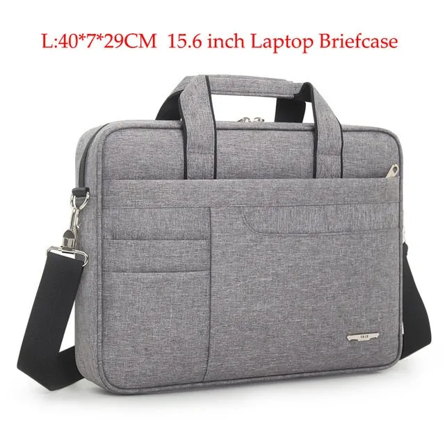 Business Large Handbag 14 Waterproof Brand Briefcase 15.6 Bag inch Shoulder Capacity Optimized Messenger Men Comprehensive catalog Laptop Women Men for