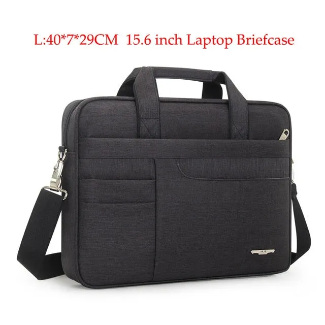 Business Large Handbag 14 Waterproof Brand Briefcase 15.6 Bag inch Shoulder Capacity Optimized Messenger Men Comprehensive catalog Laptop Women Men for