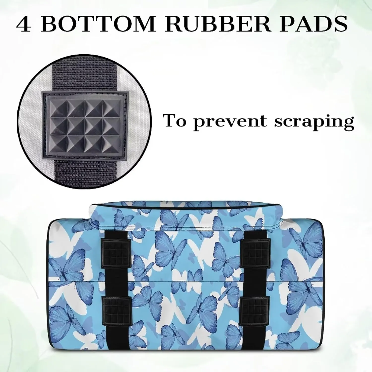 Butterfly Sewing Machine Case Portable Sewing Machine Handbag Canvas Carry Tote Bag Dustproof Sewing Machine Bag for Singer Brother Janome and Accessories Gifts for Housewives