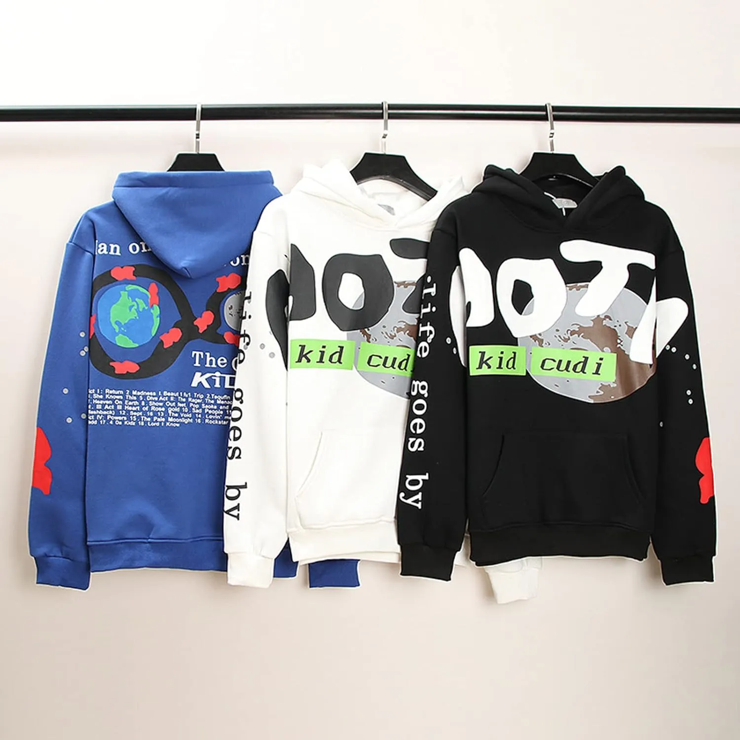 BXCNCKD Gothic Hoodie Harajuku Printed Sweatshirt Men's and Women's Hip Hop Hoodies…