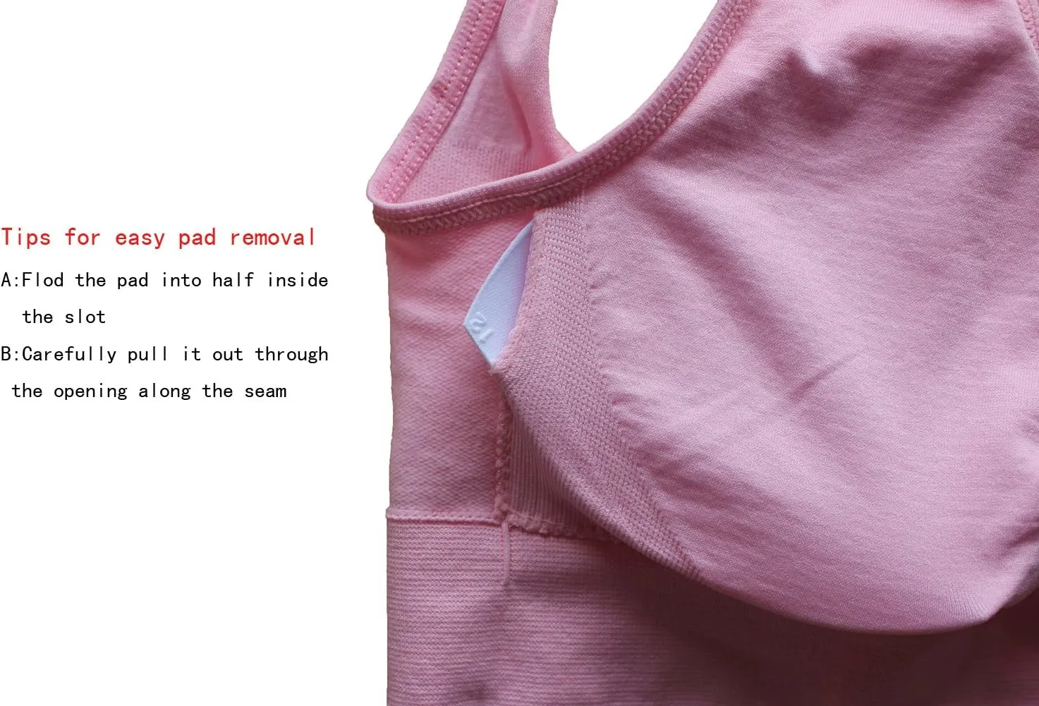 Cabales Women's Seamless Bras for Yoga Fitness Running Workout Low Impact Sports Bras with Removable Pads