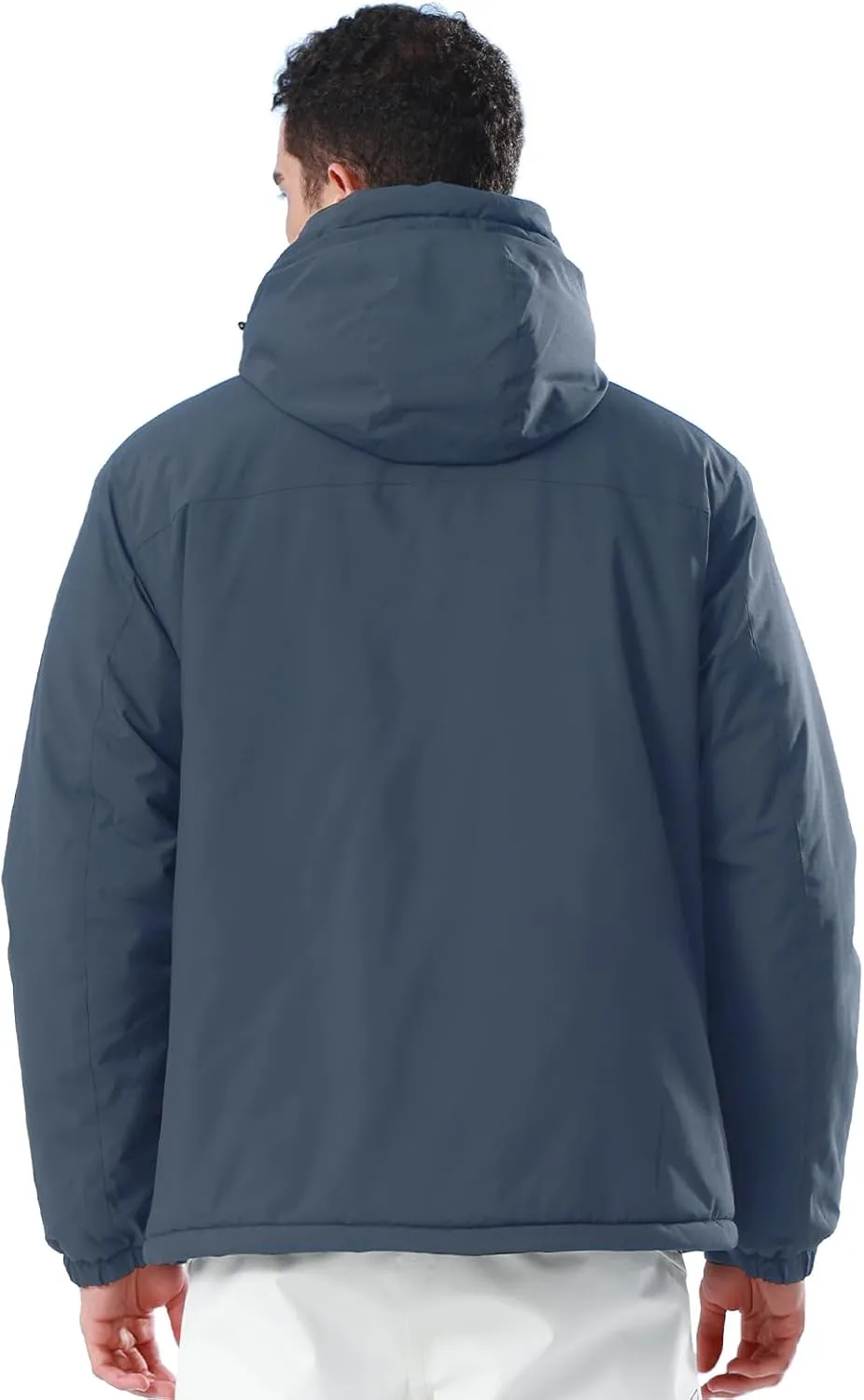 CAMEL CROWN Men's Winter Ski Jacket Mountain Snow Coats Waterproof Detachable Hood Windproof Fleece Rain Jackets
