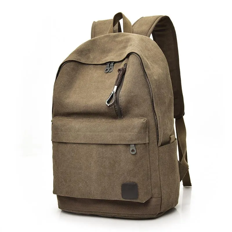 Canvas Backpacks Large School Bags For Teenager Boys Girls