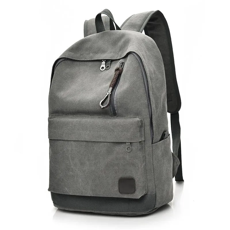 Canvas Backpacks Large School Bags For Teenager Boys Girls