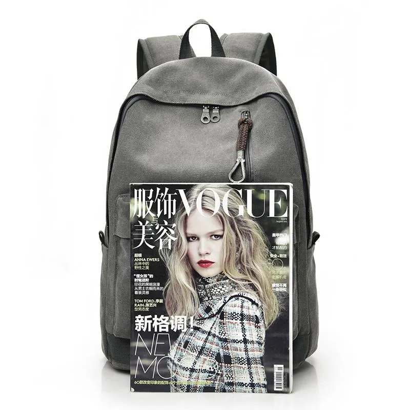 Canvas Backpacks Large School Bags For Teenager Boys Girls