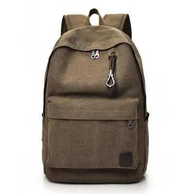 Canvas Backpacks Large School Bags For Teenager Boys Girls