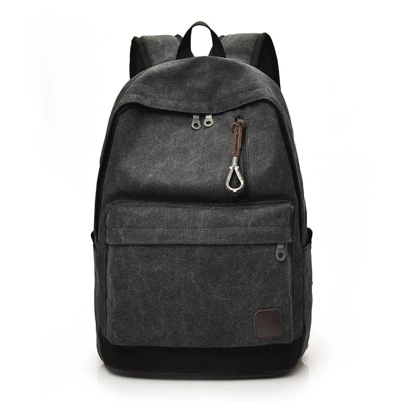 Canvas Backpacks Large School Bags For Teenager Boys Girls