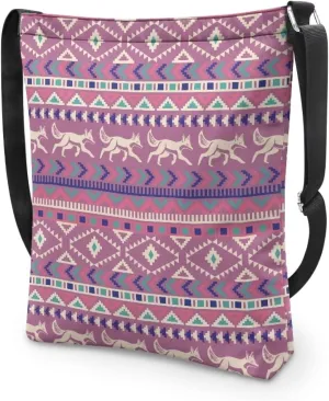 Canvas Crossbody Bag with Zipper Women Handbag Shoulder Bag Large Size Shoulder Purse Handbag Tote Bag with Strap