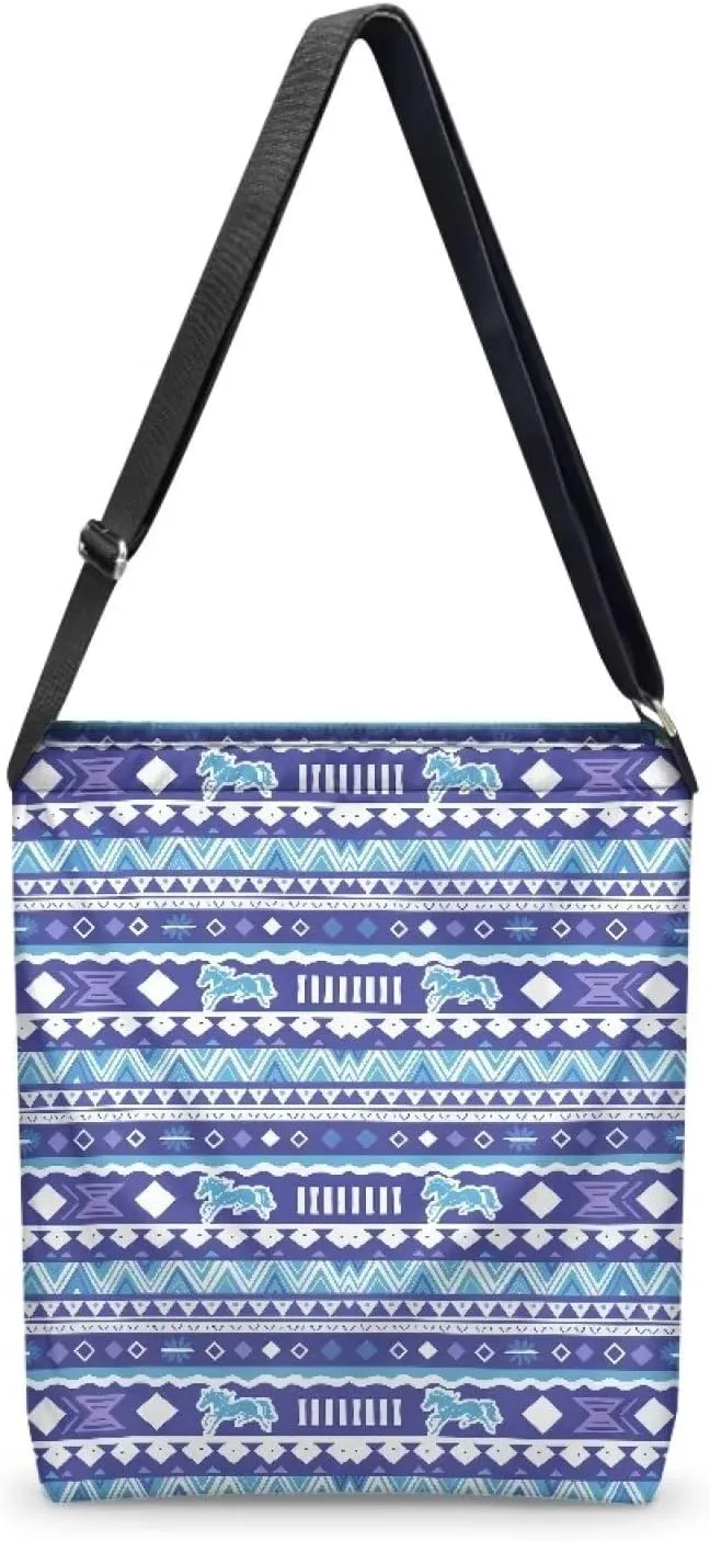 Canvas Crossbody Bag with Zipper Women Handbag Shoulder Bag Large Size Shoulder Purse Handbag Tote Bag with Strap