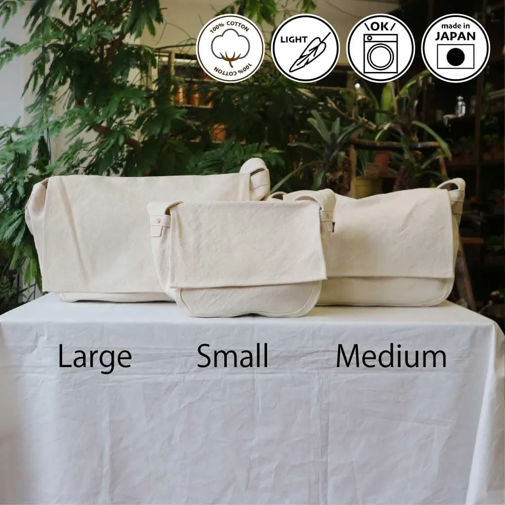 Canvas News Paper Bag Cotton100% japan Washable Sholder Bag Large capacity (VC-5)