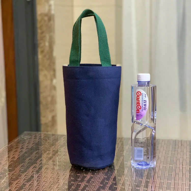 Canvas Thick Portable Solid Color Water Handbags