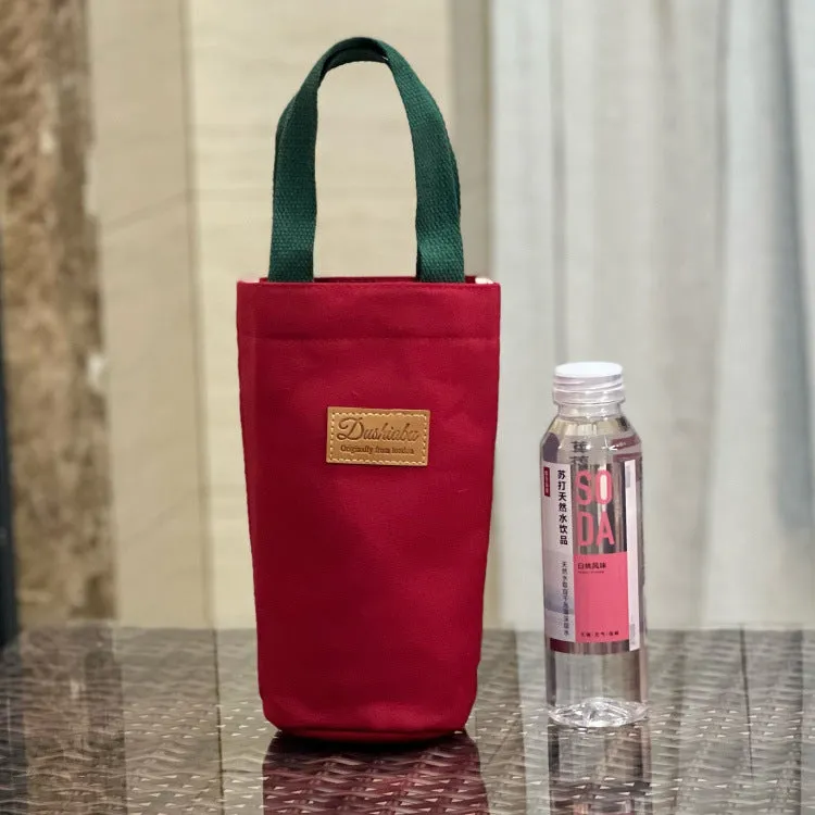 Canvas Thick Portable Solid Color Water Handbags