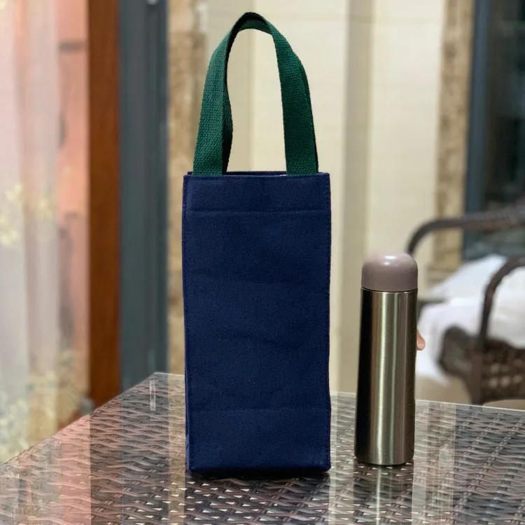 Canvas Thick Portable Solid Color Water Handbags