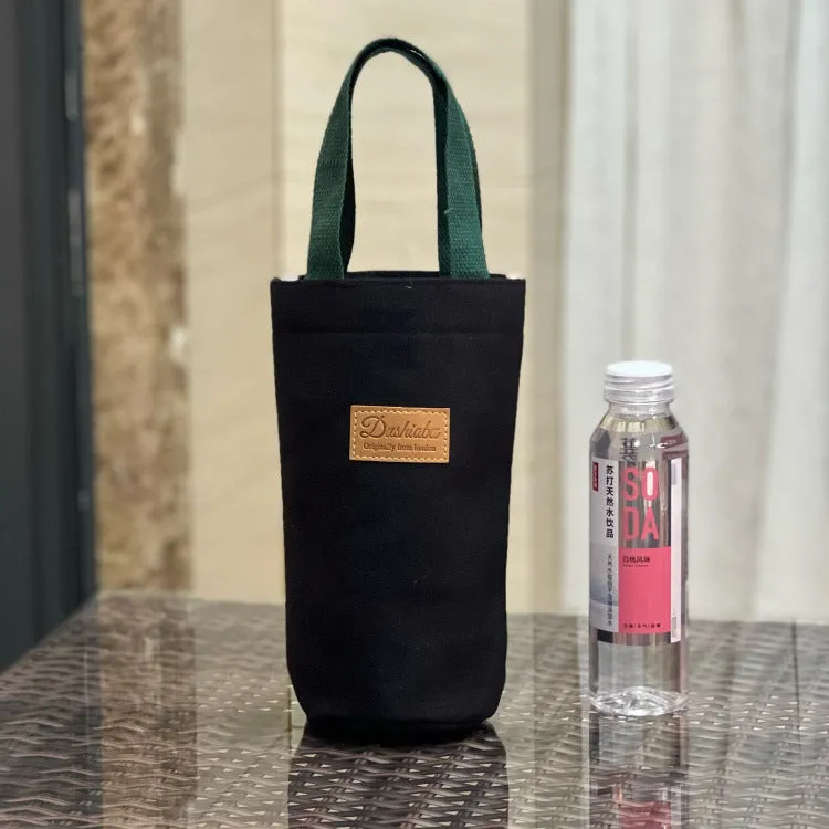 Canvas Thick Portable Solid Color Water Handbags