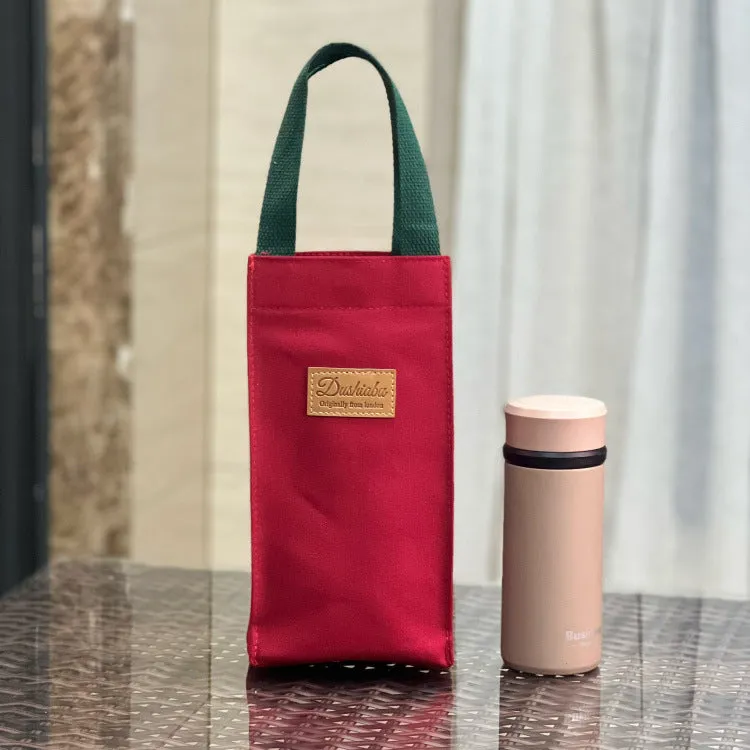 Canvas Thick Portable Solid Color Water Handbags