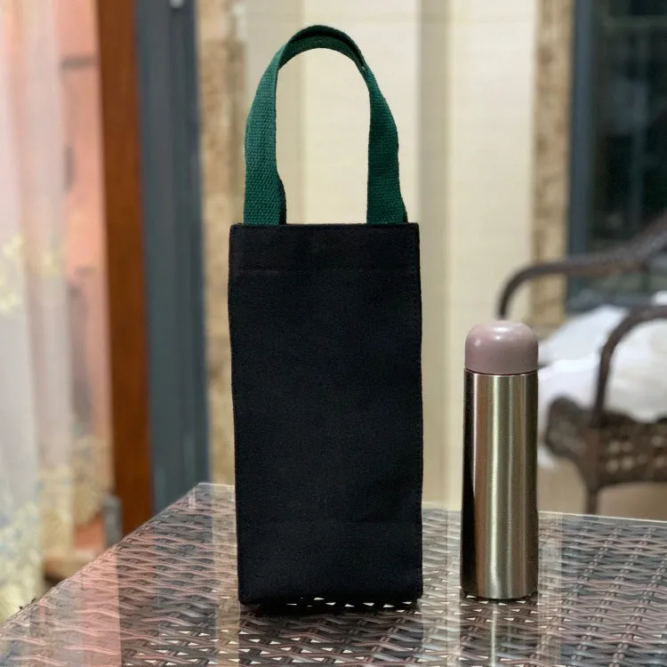 Canvas Thick Portable Solid Color Water Handbags