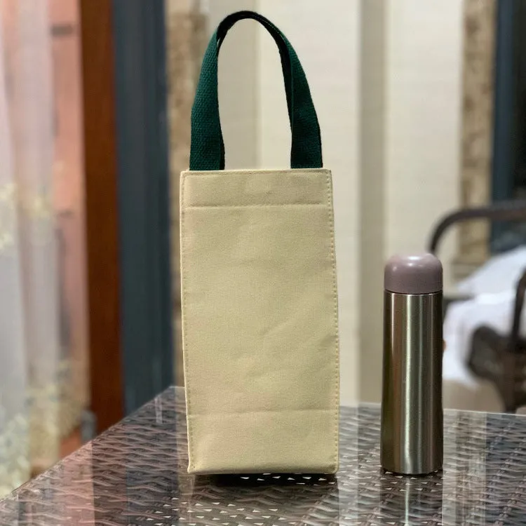 Canvas Thick Portable Solid Color Water Handbags