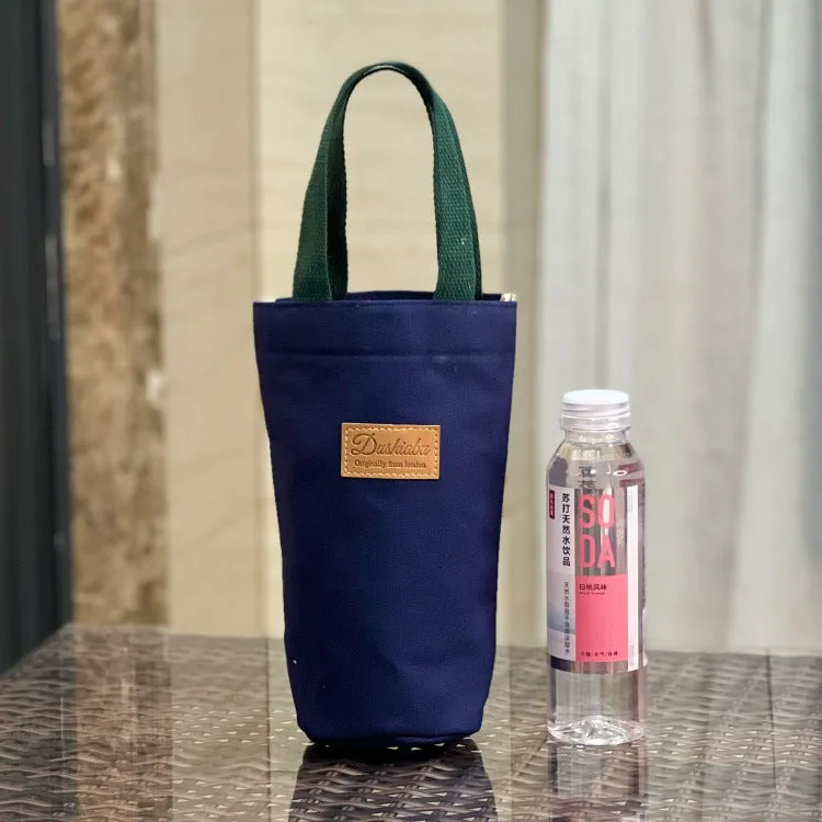 Canvas Thick Portable Solid Color Water Handbags