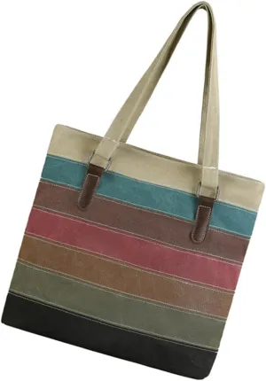 Canvas Tote Bag for Women Large Capacity Casual Handbag Tote Bag for Shopping Canvas