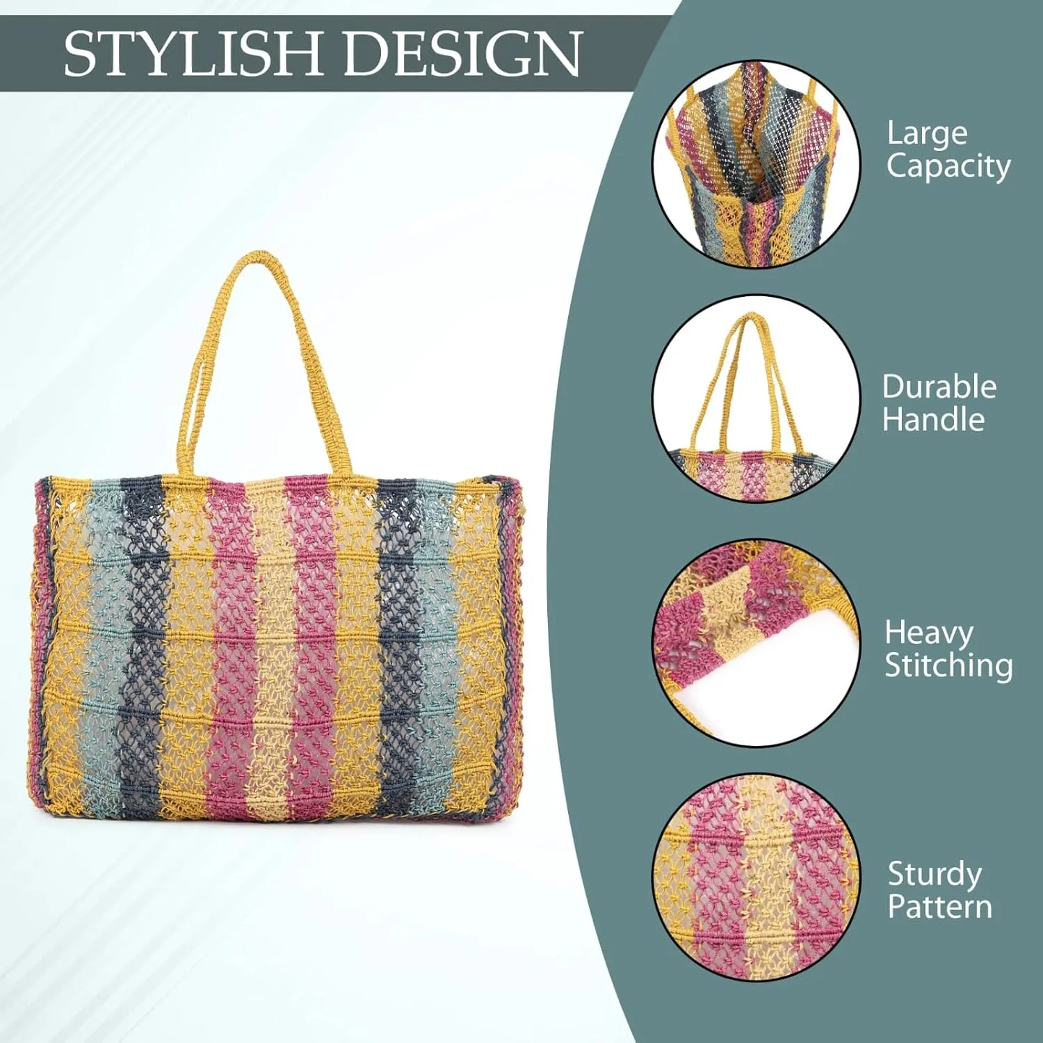 Canvas Tote Bag for Women | Printed Multipurpose Cotton Bags | Cute Hand Bag for Girls