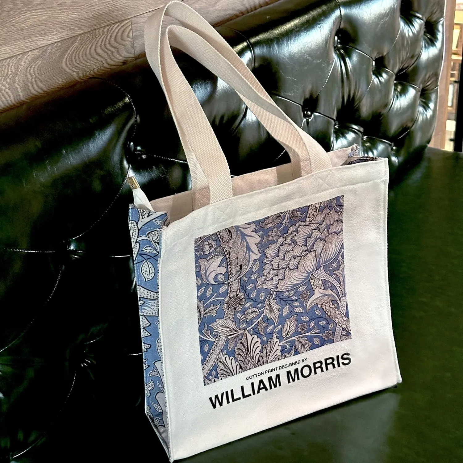 Canvas Tote Bag For Women With Zipper, Durable Portable Reusable Tote Canvas Bag, Tote Bag Aesthetic
