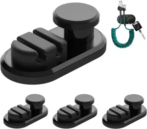 Car Dashboard Hook Holder for Key, Charging Cable, Data Cable,Earphone Cable,Bag and Mask, Phone Cord Organizer Stick on Dashboard,Hanging Hooks, Holder, Organizer, Winder for Car,Door and Wall
