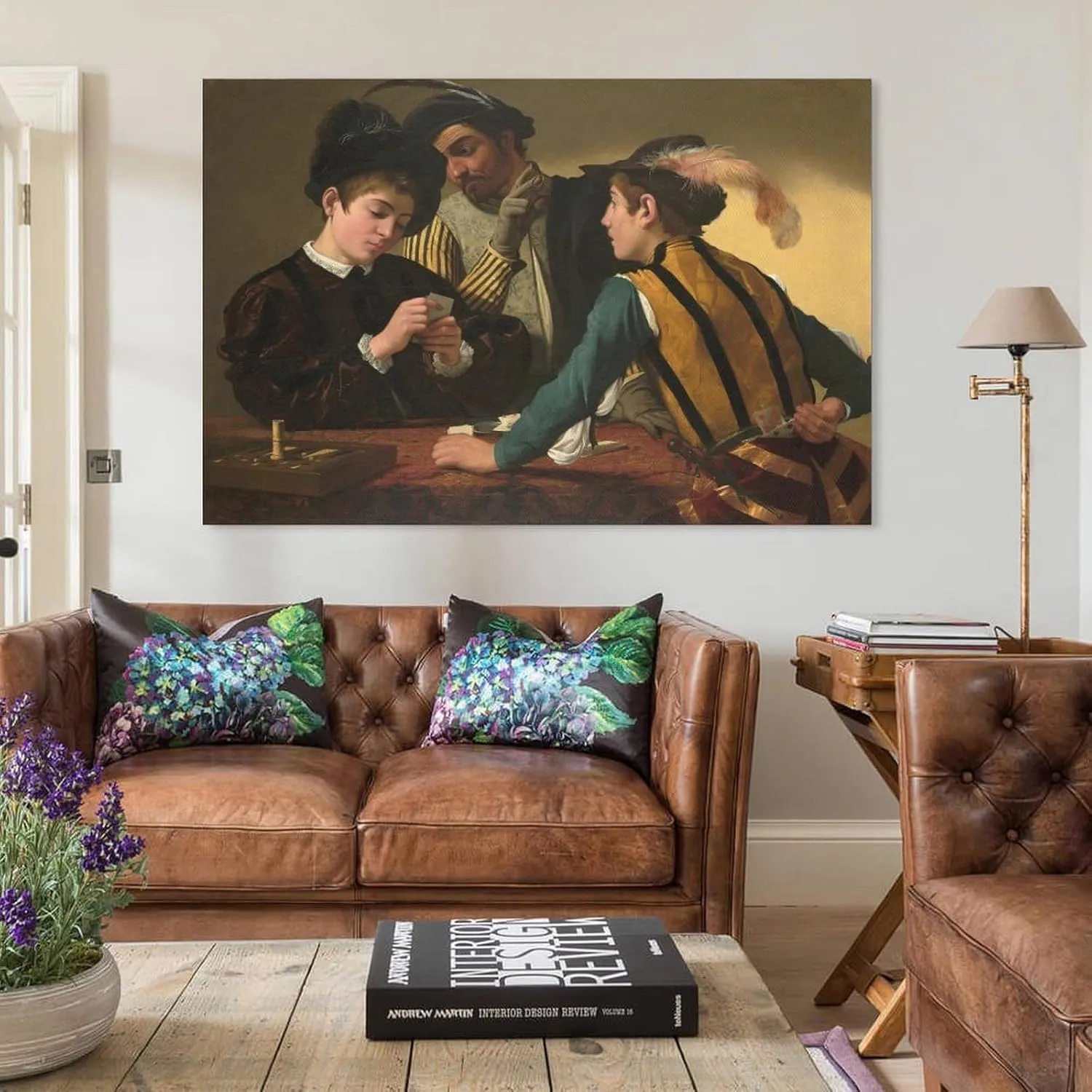 Caravaggio Artist The Cardsharps Art Poster Canvas Painting Decor Wall Print Photo Gifts Home Modern Decorative Posters Framed/Unframed 24x36inch(60x90cm)
